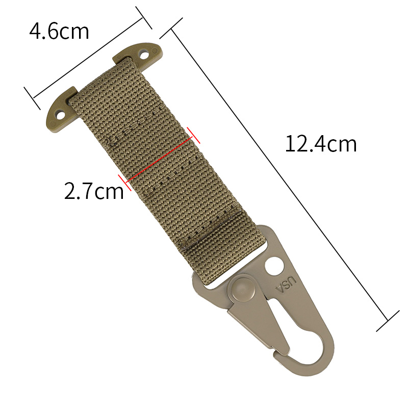 SABADO T マウント MOLLE ウェビングバトルベルトクリップ戦術的なベルトクリップモールギアクリップクラッシュフック吊りカラビナ 